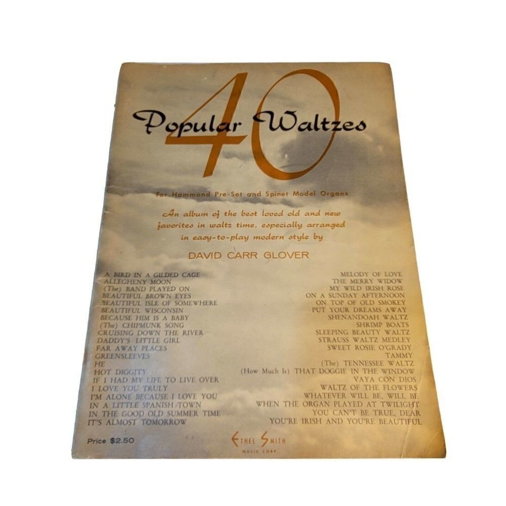 40 Popular Waltzes for Hammond Pre-Set & Spinet